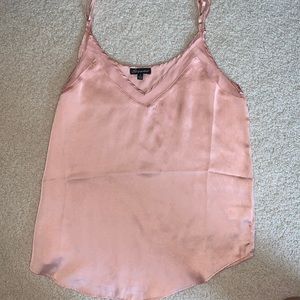 Silky pink top